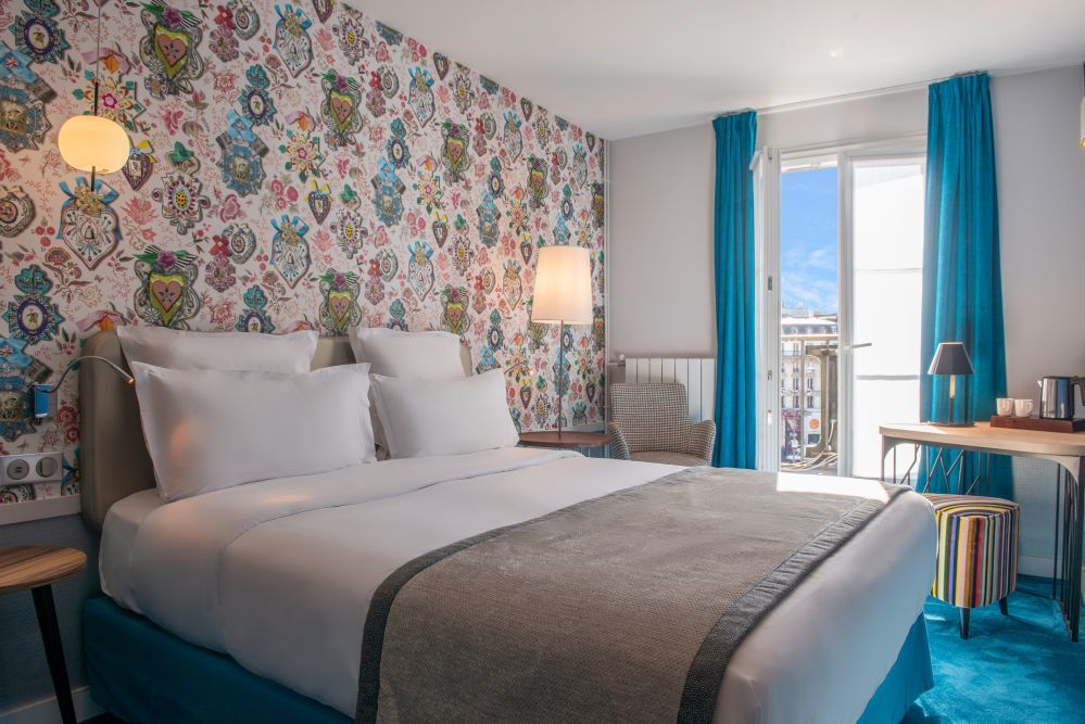 Hotel Edouard VI - Klassisches Doppelzimmer mit Blick auf den Montparnasse oder den Innenhof