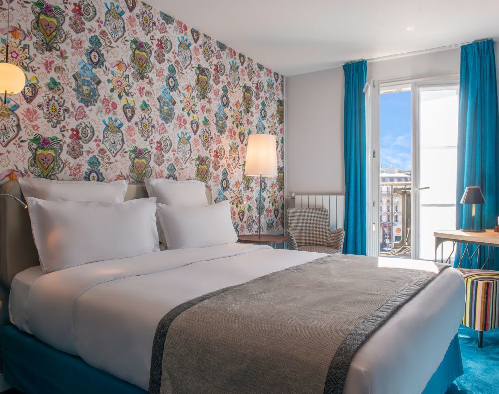 Hotel Edouard VI - Klassisches Doppelzimmer mit Blick auf den Montparnasse oder den Innenhof